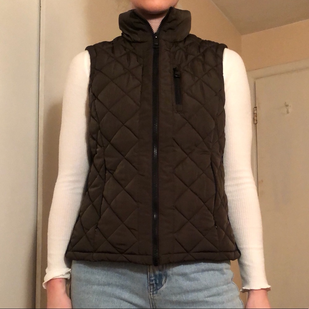 Olive Green Vest